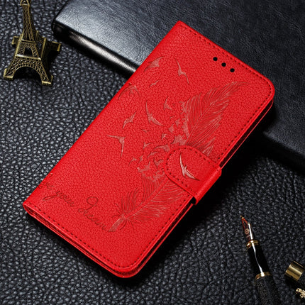 Feather Pattern Litchi Texture Horizontal Flip Leather Case with Wallet & Holder & Card Slots, For Xiaomi Redmi 7, For Xiaomi Redmi 7A, For Xiaomi Redmi K20, For Xiaomi Redmi Note 7