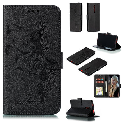 Feather Pattern Litchi Texture Horizontal Flip Leather Case with Wallet & Holder & Card Slots, For Xiaomi Redmi 7, For Xiaomi Redmi 7A, For Xiaomi Redmi K20, For Xiaomi Redmi Note 7