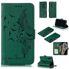 Feather Pattern Litchi Texture Horizontal Flip Leather Case with Wallet & Holder & Card Slots, For Huawei P Smart Z / Y9 Prime (2019), For Huawei P20 Lite (2019) / Nova 5i, For Huawei P30, For Huawei P30 Lite, For Huawei P30 Pro