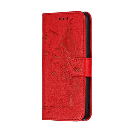 Feather Pattern Litchi Texture Horizontal Flip Leather Case with Wallet & Holder & Card Slots, For Huawei Y5 (2019) / Honor 8S, For Huawei Y6 (2019) / Honor Play 8A, For Huawei Y7 (2019), For Huawei Y9 (2019)