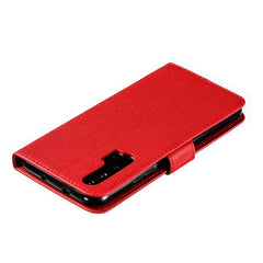 Feather Pattern Litchi Texture Horizontal Flip Leather Case with Wallet & Holder & Card Slots, For Huawei Honor 20 Pro