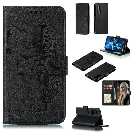 Feather Pattern Litchi Texture Horizontal Flip Leather Case with Wallet & Holder & Card Slots, For Huawei Honor 9X Pro, For Huawei Honor 10i / P Smart+ 2019 / Honor 20i / Honor 10 Lite, For Huawei Honor 20, For Huawei Honor 20 Pro
