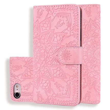 Calf Pattern Double Folding Design Embossed Leather Case with Wallet & Holder & Card Slots, For iPhone SE 2020 & 8 & 7, for iPhone XS / X, for iPhone 11 (6.1 inch), for iPhone 11 Pro (5.8 inch)