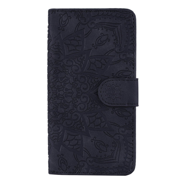 Calf Pattern Double Folding Design Embossed Leather Case with Wallet & Holder & Card Slots, for iPhone 11 Pro Max (6.5 inch)