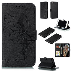 Feather Pattern Litchi Texture Horizontal Flip Leather Case with Wallet & Holder & Card Slots, For iPhone SE 2022 / SE 2020 / 8 / 7, For iPhone 7 Plus / 8 Plus, For iPhone 11 Pro, For iPhone 11