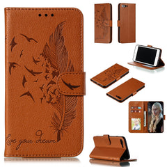 Feather Pattern Litchi Texture Horizontal Flip Leather Case with Wallet & Holder & Card Slots, For iPhone SE 2022 / SE 2020 / 8 / 7, For iPhone 7 Plus / 8 Plus, For iPhone 11 Pro, For iPhone 11
