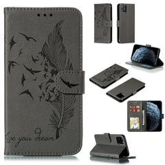 Feather Pattern Litchi Texture Horizontal Flip Leather Case with Wallet & Holder & Card Slots, For iPhone SE 2022 / SE 2020 / 8 / 7, For iPhone 7 Plus / 8 Plus, For iPhone 11 Pro, For iPhone 11