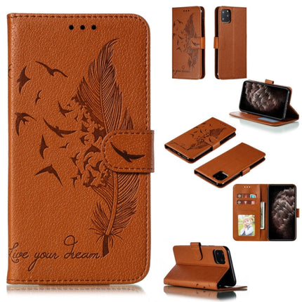 Feather Pattern Litchi Texture Horizontal Flip Leather Case with Wallet & Holder & Card Slots, For iPhone 11 Pro Max, For iPhone XS /X, For iPhone XR, For iPhone XS Max