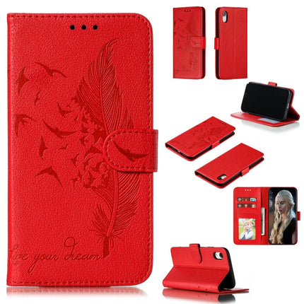 Feather Pattern Litchi Texture Horizontal Flip Leather Case with Wallet & Holder & Card Slots, For iPhone 11 Pro Max, For iPhone XS /X, For iPhone XR, For iPhone XS Max