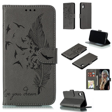 Feather Pattern Litchi Texture Horizontal Flip Leather Case with Wallet & Holder & Card Slots, For iPhone 11 Pro Max, For iPhone XS /X, For iPhone XR, For iPhone XS Max