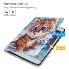 Colored Drawing Pattern Horizontal Flip PU Leather Case with Holder & Card Slots, For iPad mini 5 / 4 / 3 / 2 / 1