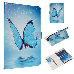 Colored Drawing Pattern Horizontal Flip PU Leather Case with Holder & Card Slots, For iPad mini 5 / 4 / 3 / 2 / 1