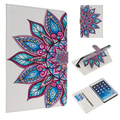 Colored Drawing Pattern Horizontal Flip PU Leather Case with Holder & Card Slots, For iPad mini 5 / 4 / 3 / 2 / 1