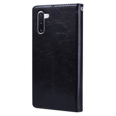 Business Style Oil Wax Texture Horizontal Flip Leather Case with Holder & Card Slots & Wallet, For Galaxy Note 10, For Galaxy Note 10 Pro / Note 10+