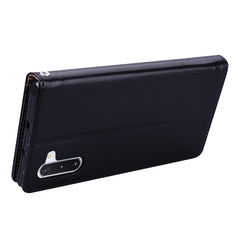 Business Style Oil Wax Texture Horizontal Flip Leather Case with Holder & Card Slots & Wallet, For Galaxy Note 10, For Galaxy Note 10 Pro / Note 10+