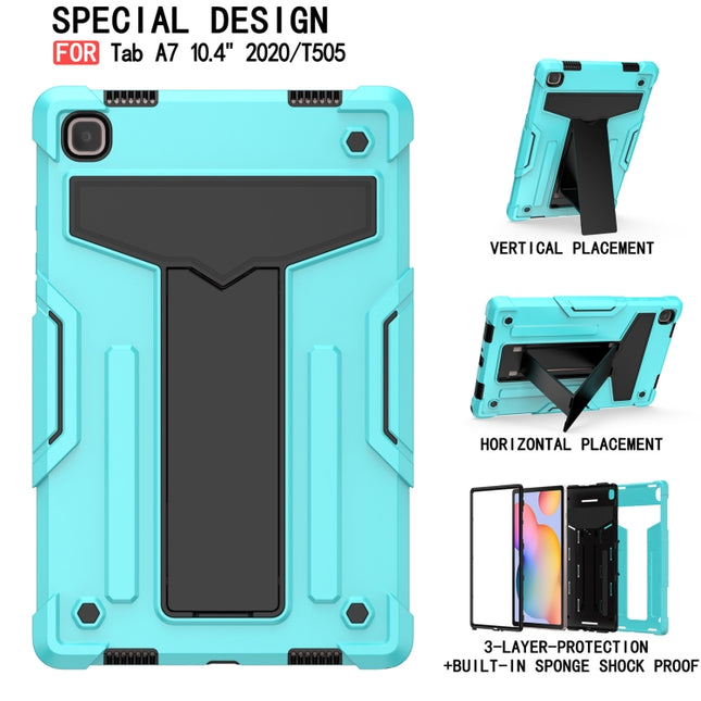 T-shaped Bracket Contrast Color Shockproof PC + Silicone Protective Case, For Samsung Galaxy Tab A7 10.4 (2020), For iPad Air 2022 / 2020 10.9 / iPad Pro 11