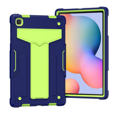 T-shaped Bracket Contrast Color Shockproof PC + Silicone Protective Case, For iPad Air 2022 / 2020 10.9 / iPad Pro 11, For Samsung Galaxy Tab A7 10.4 (2020), For Samsung Galaxy Tab S8 / Galaxy Tab S7 T870 / T875