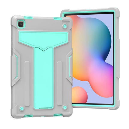 T-shaped Bracket Contrast Color Shockproof PC + Silicone Protective Case, For iPad Air 2022 / 2020 10.9 / iPad Pro 11, For Samsung Galaxy Tab A7 10.4 (2020)