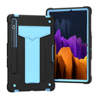 For Samsung Galaxy Tab S8 / Galaxy Tab S7 T870 / T875 / Black+Blue