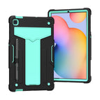 For Samsung Galaxy Tab S6 Lite P610/615 / Black+Mint Geen