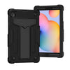 T-shaped Bracket Contrast Color Shockproof PC + Silicone Protective Case, For Samsung Galaxy Tab S6 Lite P610/615, For Huawei MatePad T8, For Huawei MediaPad T5