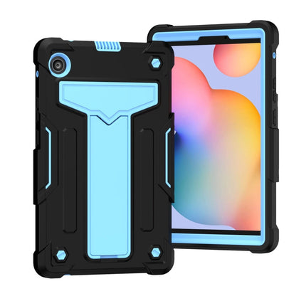 T-shaped Bracket Contrast Color Shockproof PC + Silicone Protective Case, For Huawei MatePad T8, For Huawei MediaPad T5