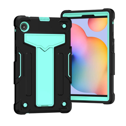 T-shaped Bracket Contrast Color Shockproof PC + Silicone Protective Case, For Huawei MatePad T8, For Huawei MediaPad T5