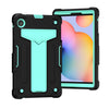 T-shaped Bracket Contrast Color Shockproof PC + Silicone Protective Case, For Samsung Galaxy Tab S6 Lite P610/615, For Huawei MatePad T8, For Huawei MediaPad T5