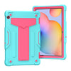 T-shaped Bracket Contrast Color Shockproof PC + Silicone Protective Case, For Samsung Galaxy Tab S6 Lite P610/615, For Huawei MatePad T8, For Huawei MediaPad T5