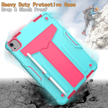 T-shaped Bracket Contrast Color Shockproof PC + Silicone Protective Case, For iPad Air 2022 / 2020 10.9 / iPad Pro 11, For Samsung Galaxy Tab A7 10.4 (2020)