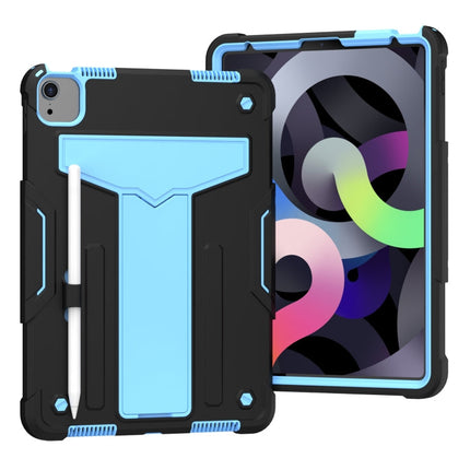 T-shaped Bracket Contrast Color Shockproof PC + Silicone Protective Case, For iPad Air 2022 / 2020 10.9 / iPad Pro 11, For Samsung Galaxy Tab A7 10.4 (2020)
