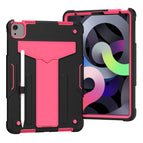 For iPad Air 2022 / 2020 10.9 / iPad Pro 11 / Black+Rose Red