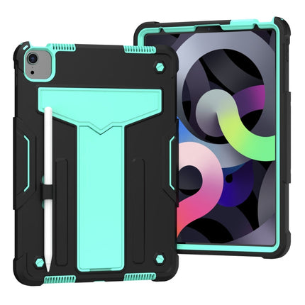 T-shaped Bracket Contrast Color Shockproof PC + Silicone Protective Case, For iPad Air 2022 / 2020 10.9 / iPad Pro 11, For Samsung Galaxy Tab A7 10.4 (2020)