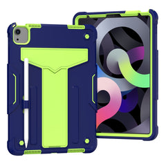 T-shaped Bracket Contrast Color Shockproof PC + Silicone Protective Case, For iPad Air 2022 / 2020 10.9 / iPad Pro 11, For Samsung Galaxy Tab A7 10.4 (2020), For Samsung Galaxy Tab S8 / Galaxy Tab S7 T870 / T875