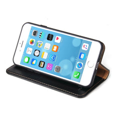 Fierre Shann PU Genuine Leather Texture Horizontal Flip Leather Case with Holder & Card Slots & Wallet For iPhone 8 / 7 / SE 2020, For iPhone 8 / 7 / SE 2022 / SE 2020