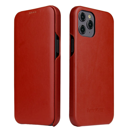 Fierre Shann Business Magnetic Horizontal Flip Genuine Leather Case, For iPhone X / XS, For iPhone XR, For iPhone XS Max, For iPhone 11, For iPhone 11 Pro, For iPhone 11 Pro Max, For iPhone 12 mini, For iPhone 12 / 12 Pro