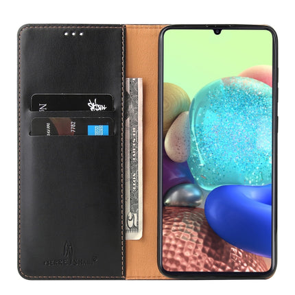 Fierre Shann PU Genuine Leather Texture Horizontal Flip Leather Case with Holder & Card Slots & Wallet, For Samsung Galaxy A31, For Samsung Galaxy A51 5G, For Samsung Galaxy A71 5G