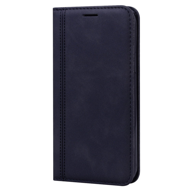 Frosted Business Magnetic Horizontal Flip PU Leather Case with Holder & Card Slot & Lanyard, For iPhone 12 / 12 Pro, For iPhone 12 Pro Max