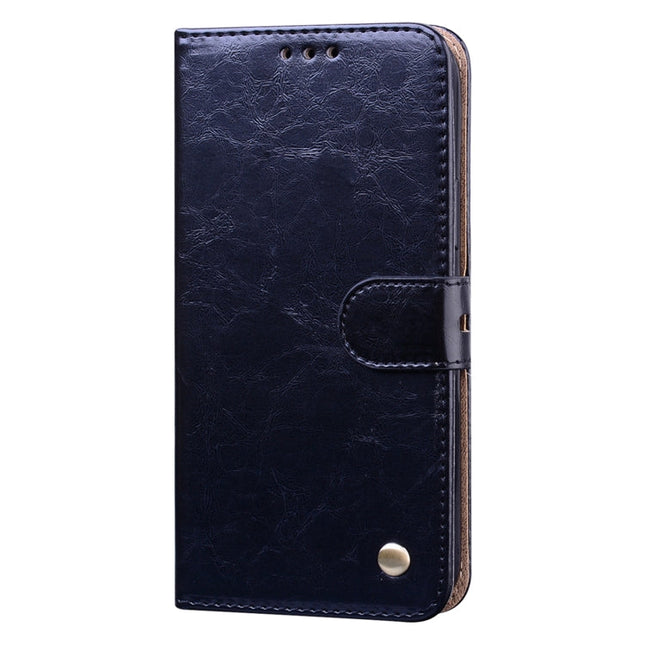 Business Style Oil Wax Texture Horizontal Flip Leather Case for iPhone XR, with Holder & Card Slots & Wallet