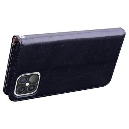 Business Style Oil Wax Texture Horizontal Flip Leather Case for iPhone XR, with Holder & Card Slots & Wallet