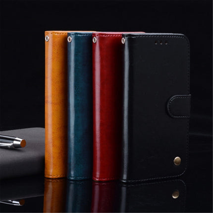 Business Style Oil Wax Texture Horizontal Flip Leather Case for iPhone XR, with Holder & Card Slots & Wallet