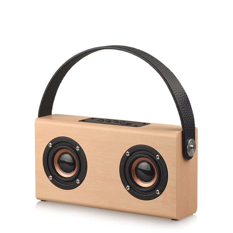 D10 Bluetooth 4.2 Portable Wooden Handheld Bluetooth Speaker, D10(Red Wood Texture), D10(Bamboo Texture)