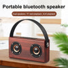 D10 Bluetooth 4.2 Portable Wooden Handheld Bluetooth Speaker, D10(Red Wood Texture), D10(Bamboo Texture)