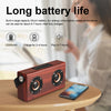 D10 Bluetooth 4.2 Portable Wooden Handheld Bluetooth Speaker, D10(Red Wood Texture), D10(Bamboo Texture)