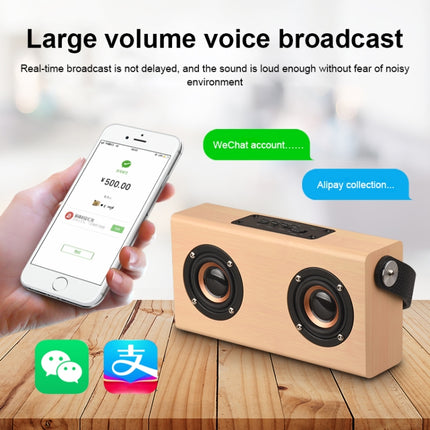 D10 Bluetooth 4.2 Portable Wooden Handheld Bluetooth Speaker, D10(Red Wood Texture)