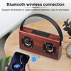 D10 Bluetooth 4.2 Portable Wooden Handheld Bluetooth Speaker, D10(Red Wood Texture), D10(Bamboo Texture)