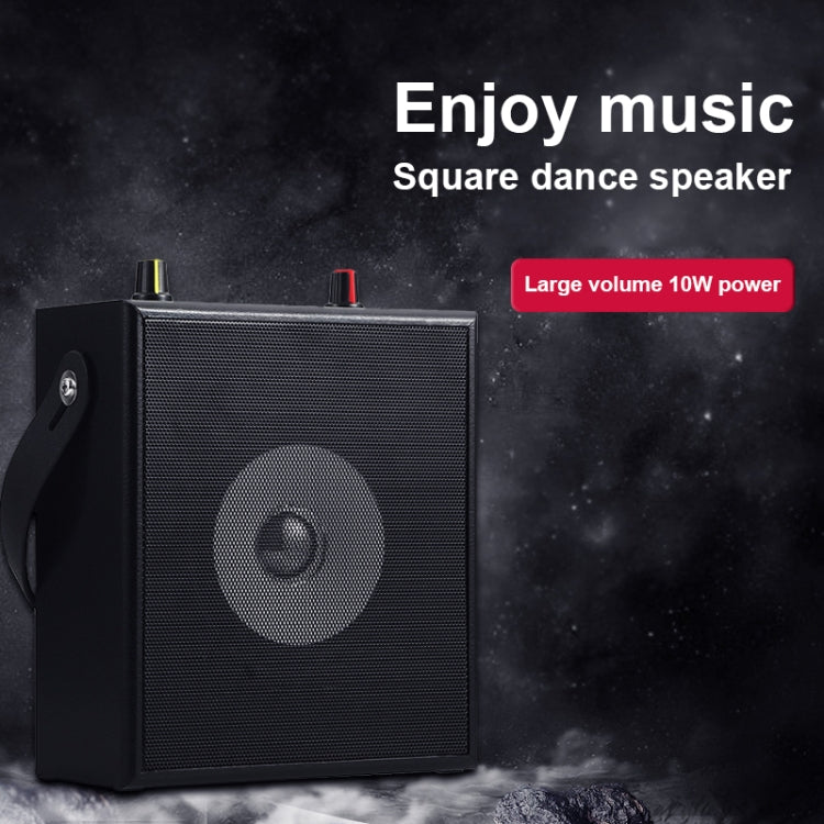 K10 10W Bluetooth 5.0 Portable Handheld Square Dance Bluetooth Speaker, K10(Red), K10(Black)