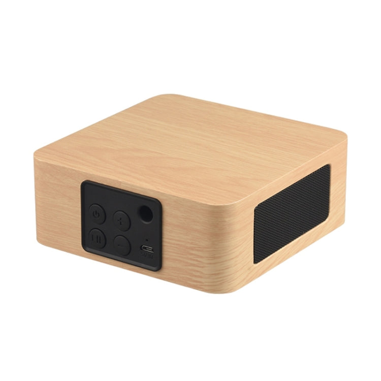 Q1A Bluetooth 4.2 Mini Wooden Double Horns Bluetooth Speaker, Q1A(Yellow Wood Texture), Q1A(Walnut Texture)