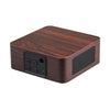 Q1A Bluetooth 4.2 Mini Wooden Double Horns Bluetooth Speaker, Q1A(Yellow Wood Texture), Q1A(Walnut Texture)