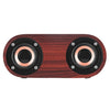 Q8 Bluetooth 4.2 Classic Wooden Double Horns Bluetooth Speaker, Q8(Red Wood Texture), Q8(Walnut Texture)